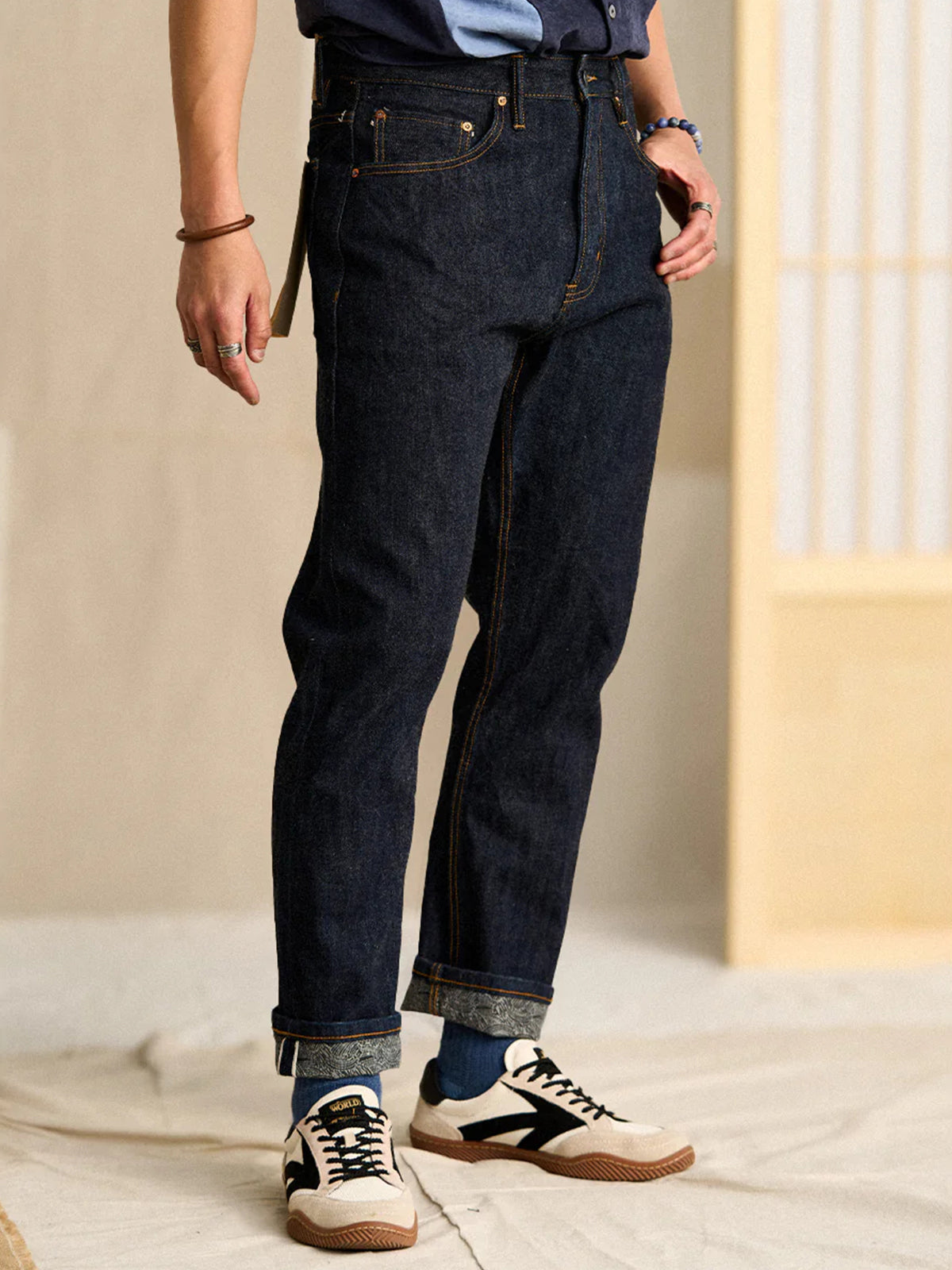 14oz Red Ear American Coin Pocket Straight Jeans