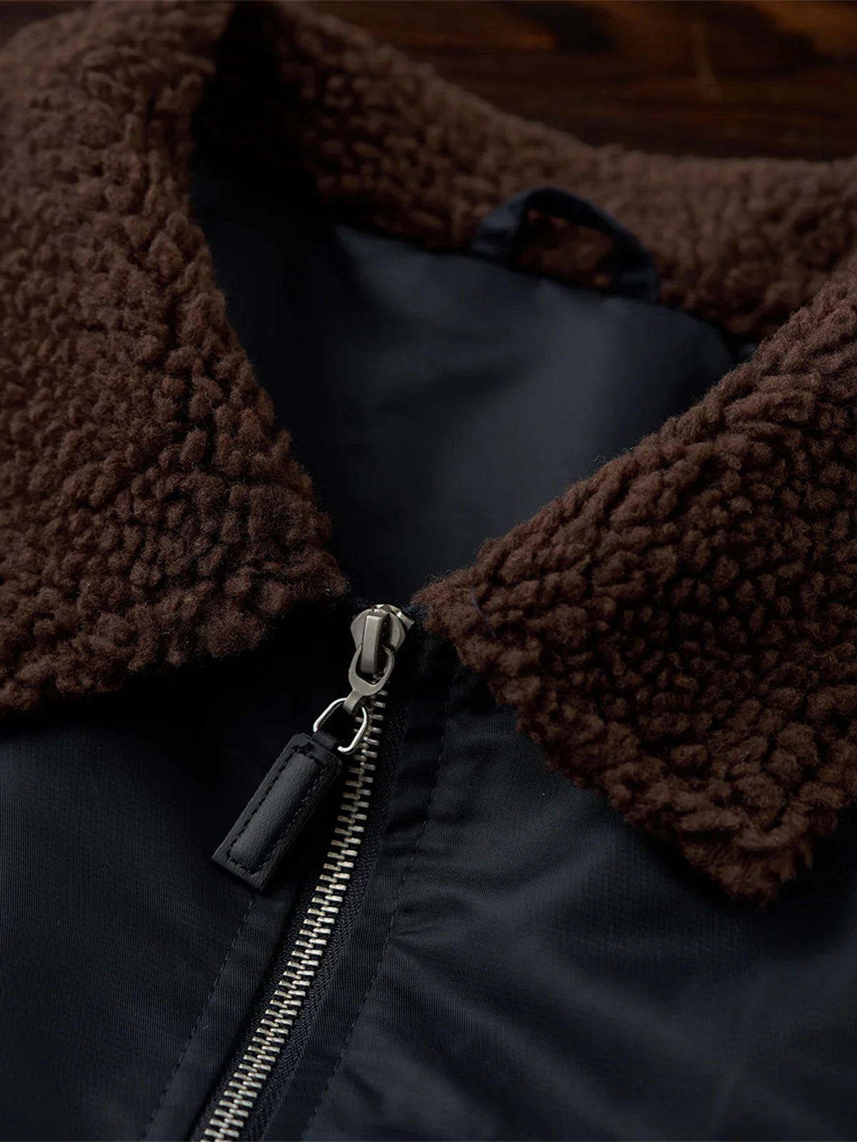 Sherpa Collar MA-1 Quilted Flight Jacket