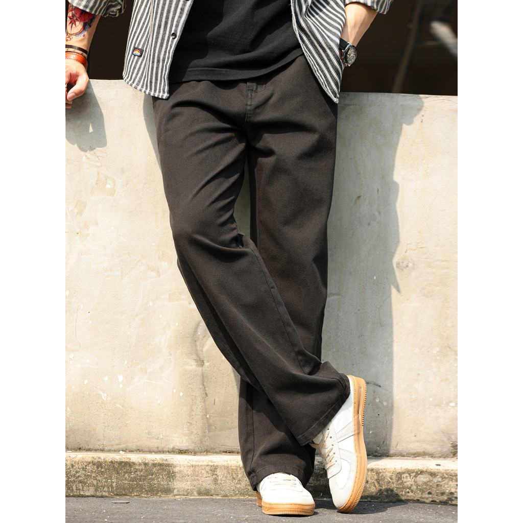 Casual Pendant Feel Straight Casual Pants