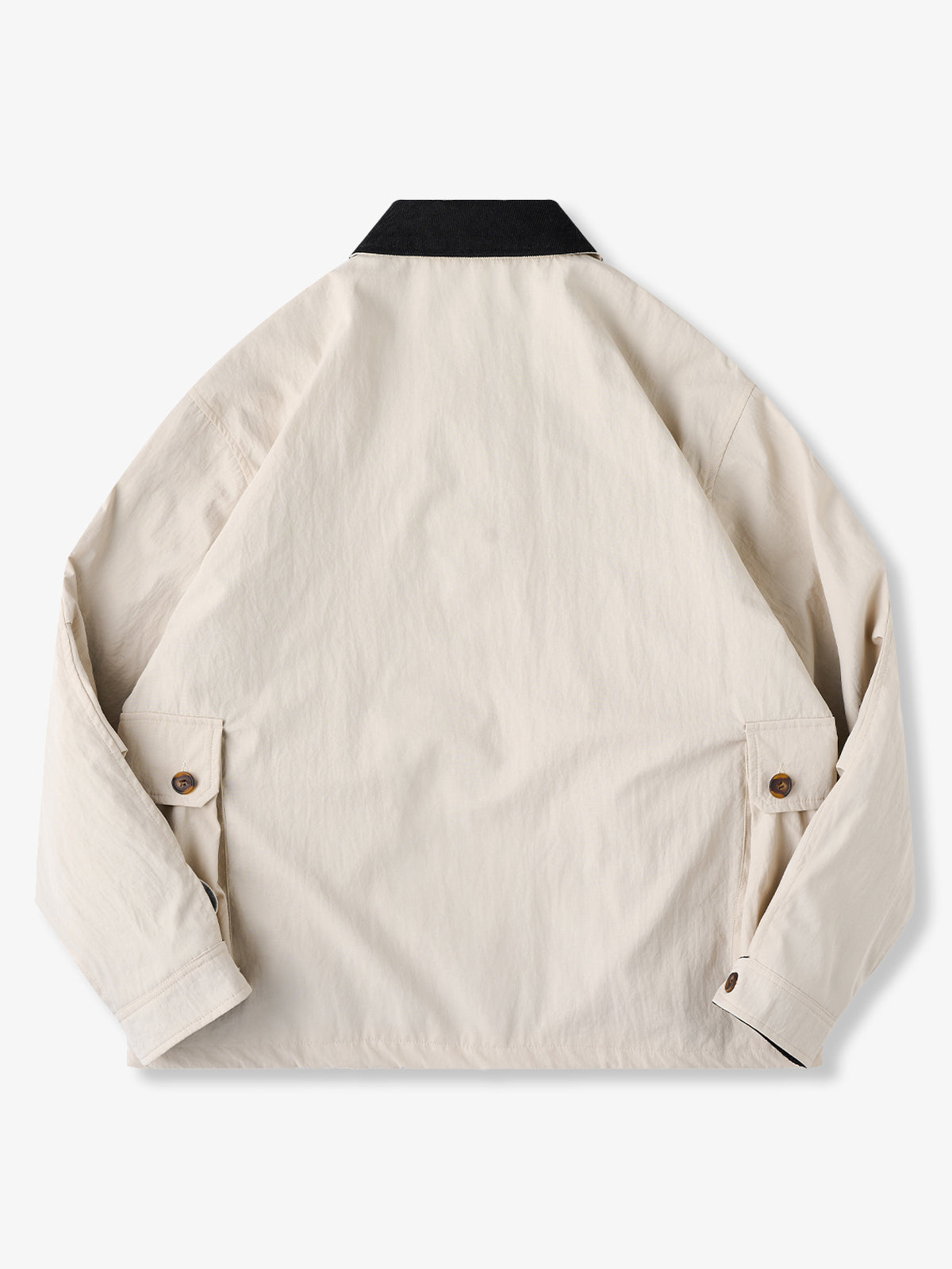 Corduroy-Lined Collar and Cuffs Water-Repellent Hunting Jacket