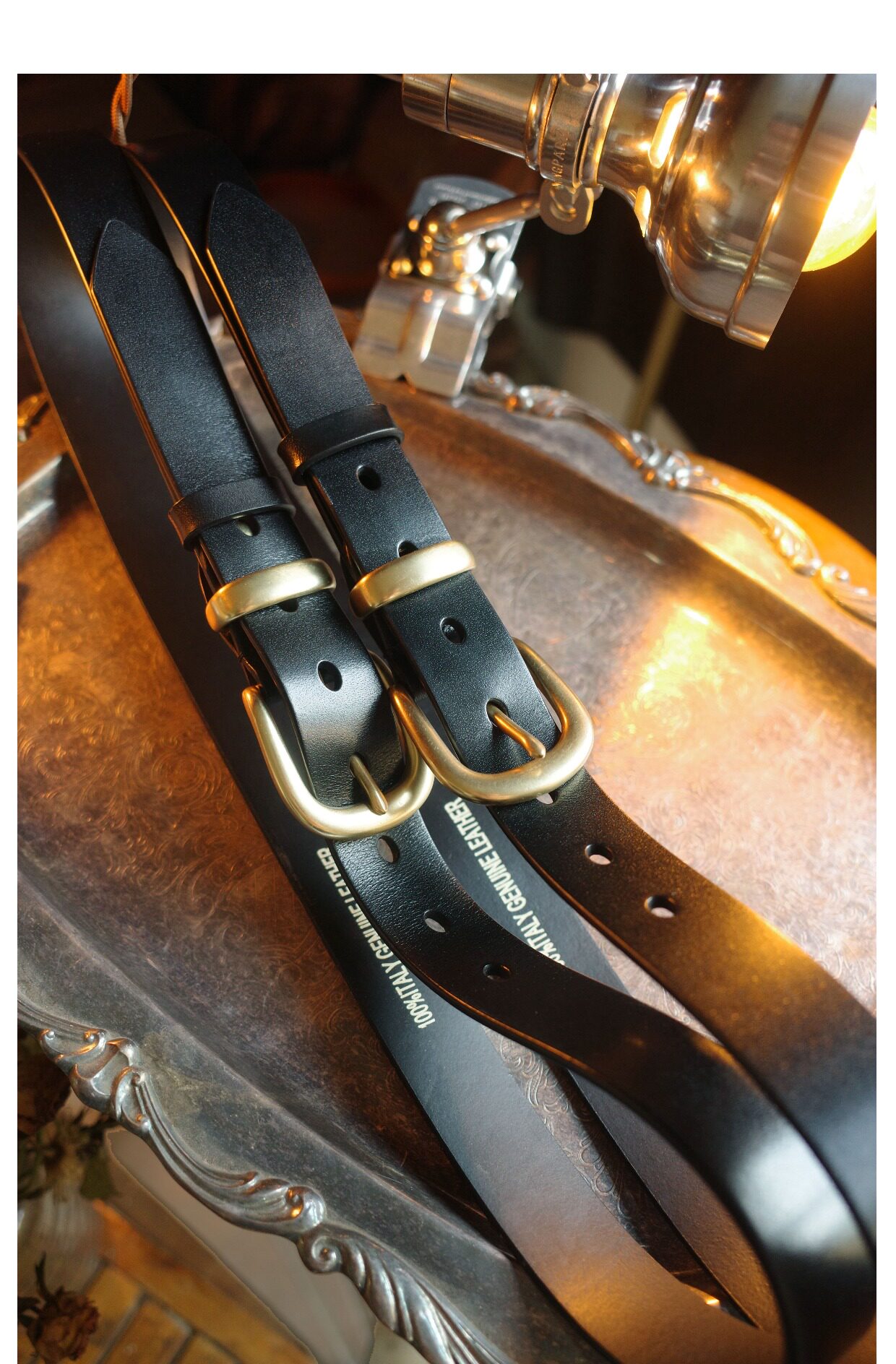 Horseshoe buckle belt