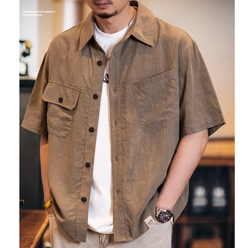 Lyocell Short-Sleeved Workwear Shirt