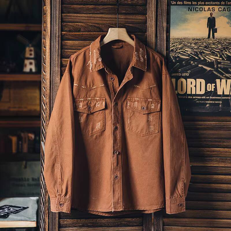 300G Washed Destruction Shirt