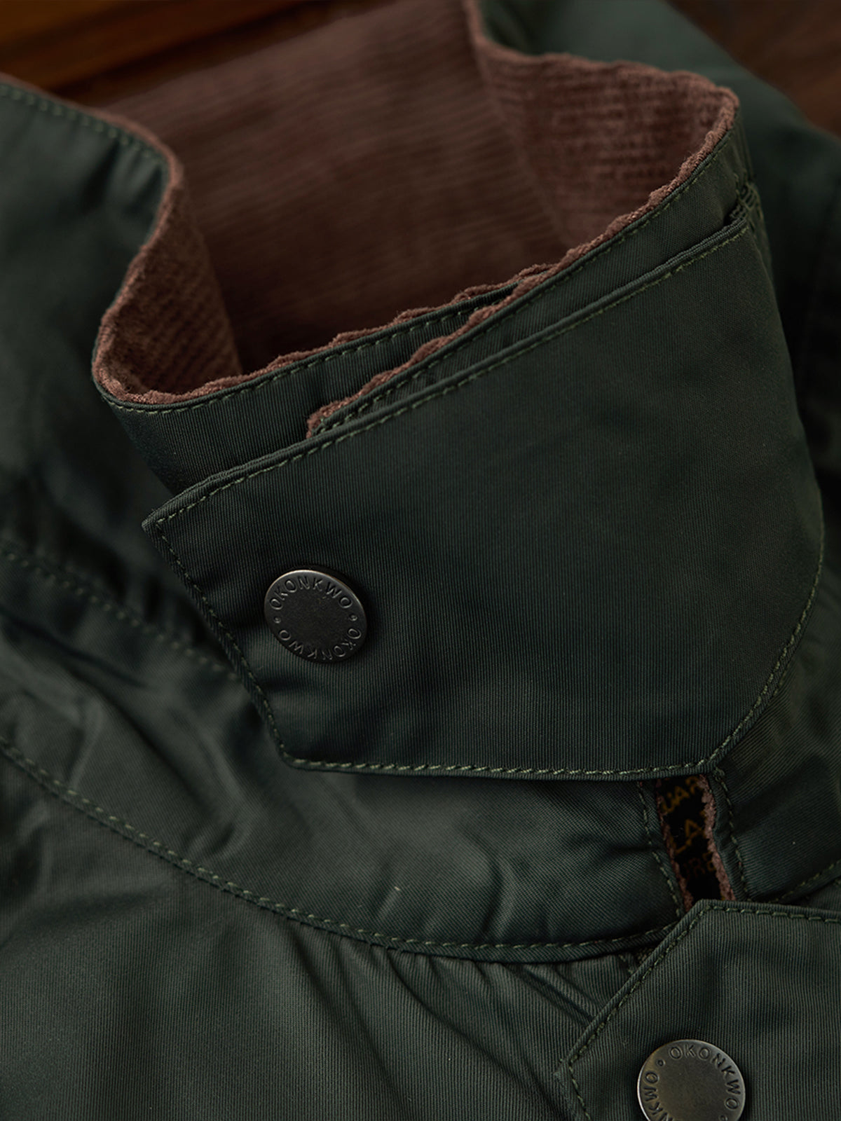 Waterproof Waxed Corduroy Collar Hunting Jacket