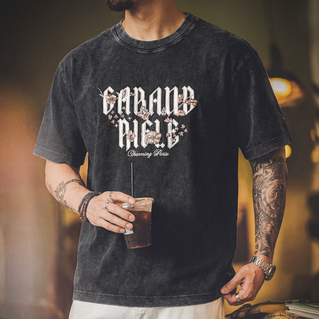 Pure Cotton Embroidered T-Shirt