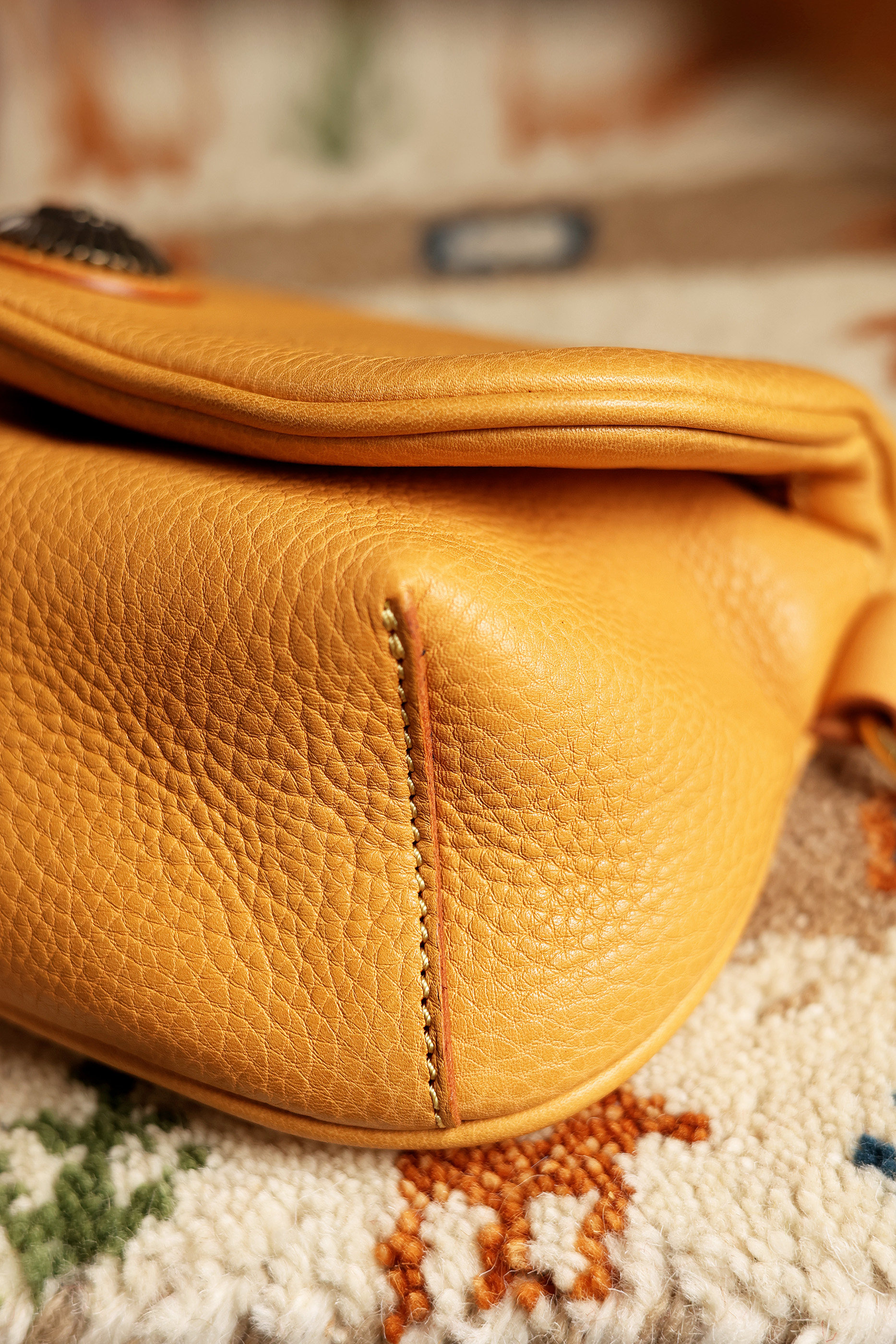 Leather chest bag