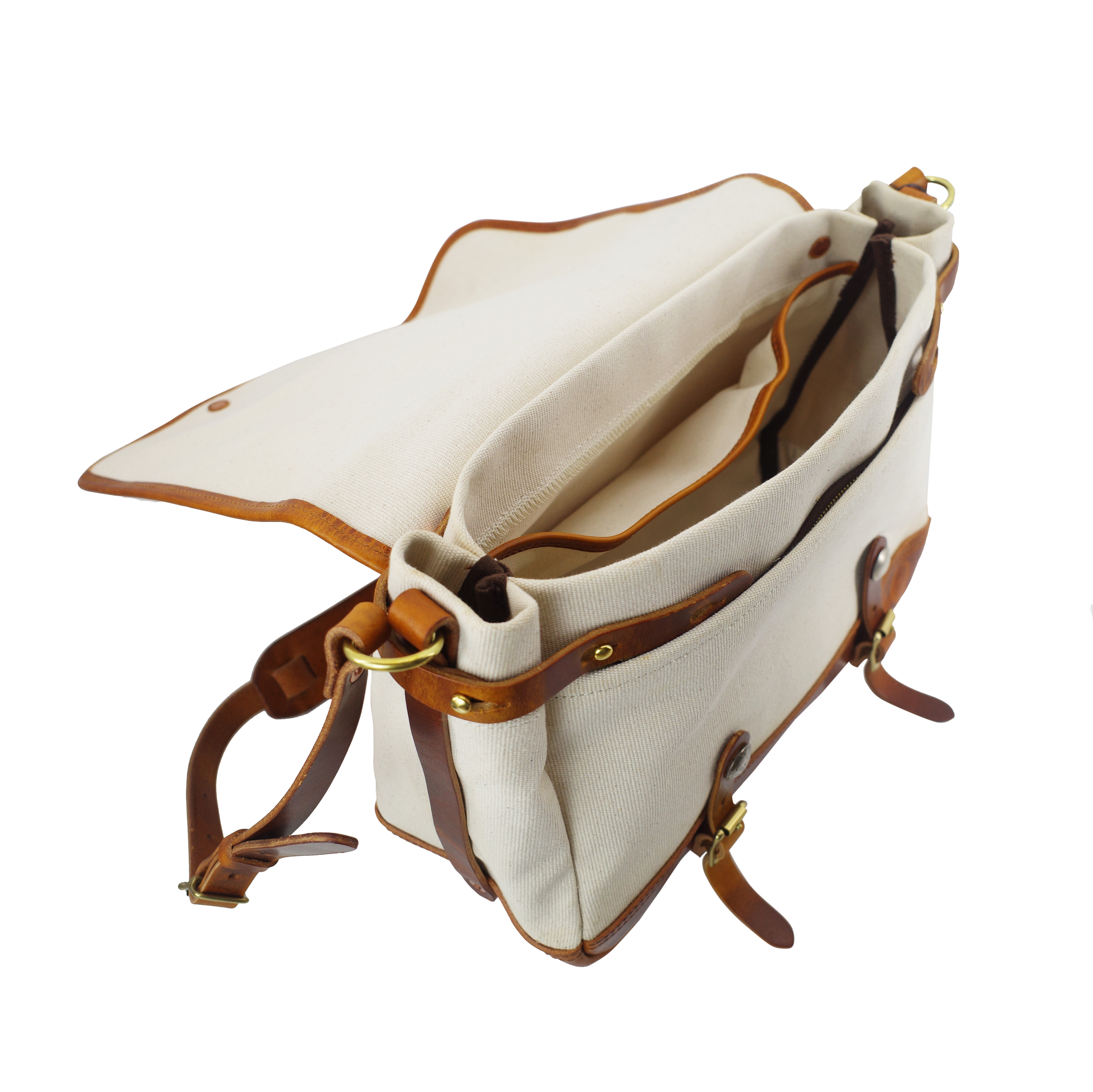 Canvas messenger bag