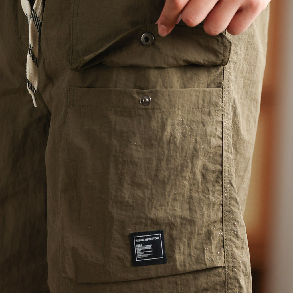 Light Outdoor Pocket Drawstring Shorts