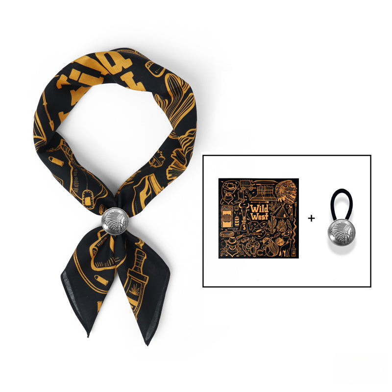 Wild West Bandana with Clip