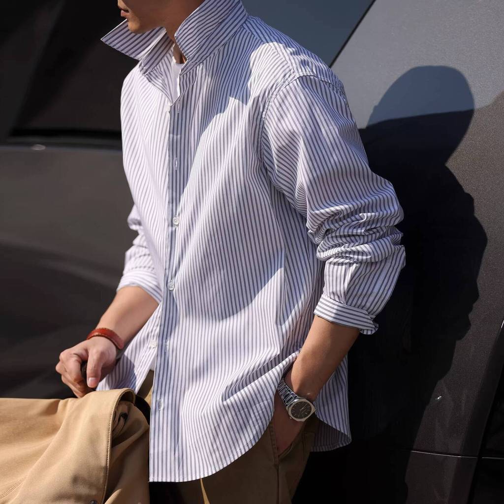 Casual 110g Oxford Striped Shirt