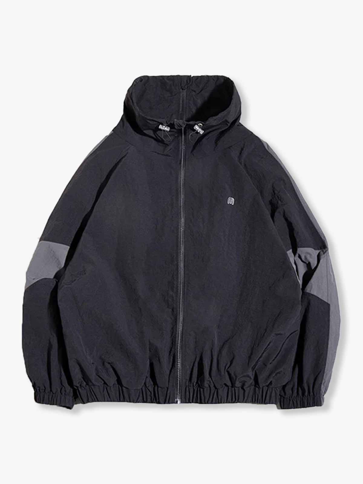 Double Zipper Design Color-Block Jacket