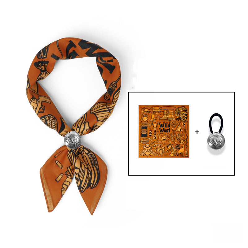 Wild West Bandana with Clip