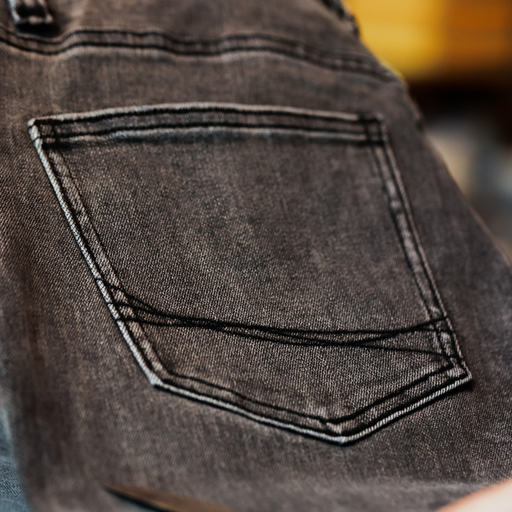 15oz Cotton Straight Jeans