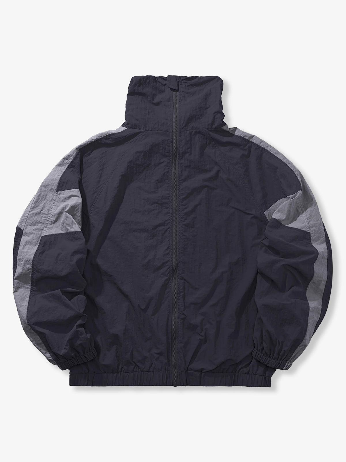 Double Zipper Design Color-Block Jacket