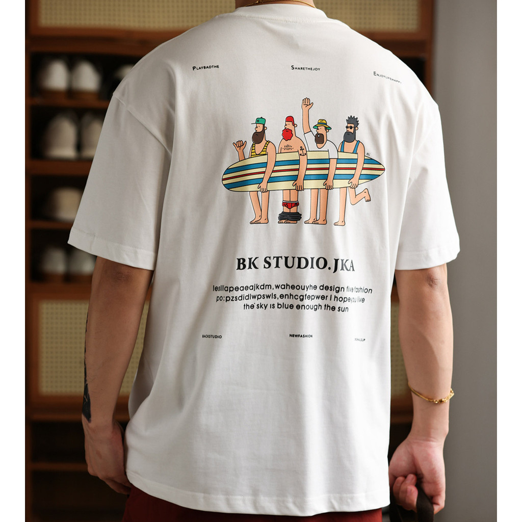 100% Cotton Embroidered Red T-Shirt