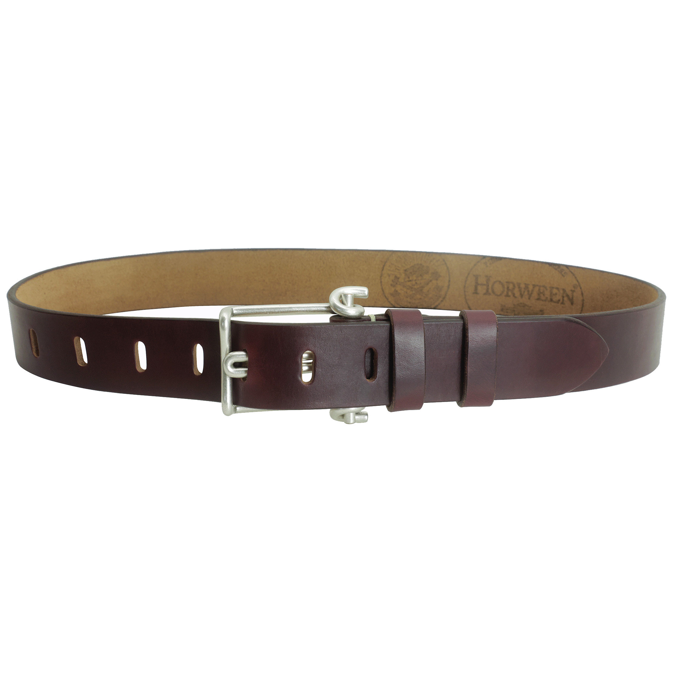 American Holvin Tea Core Leather Belt