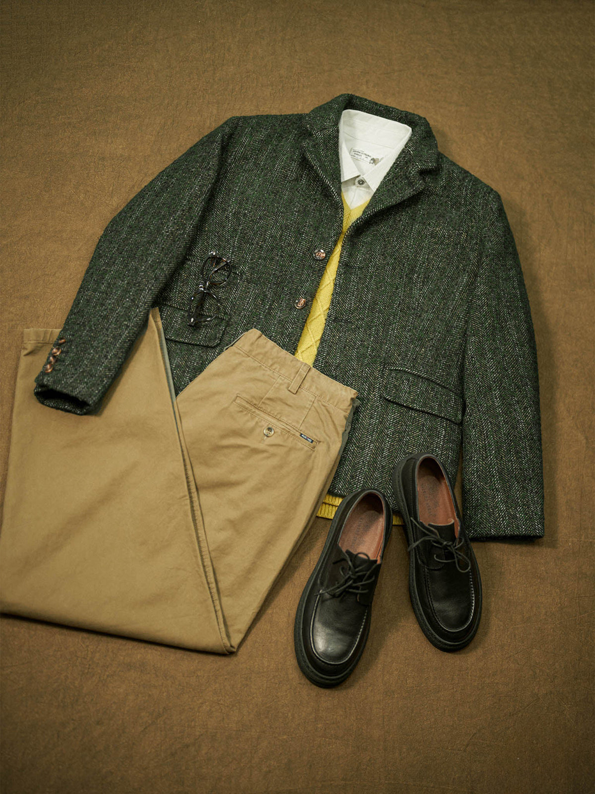 Wool-Blend Tweed Tailored Jacket