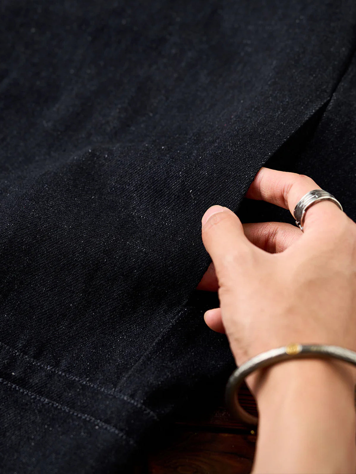 13oz Denim Retro Swedish Soldier Biker Jacket