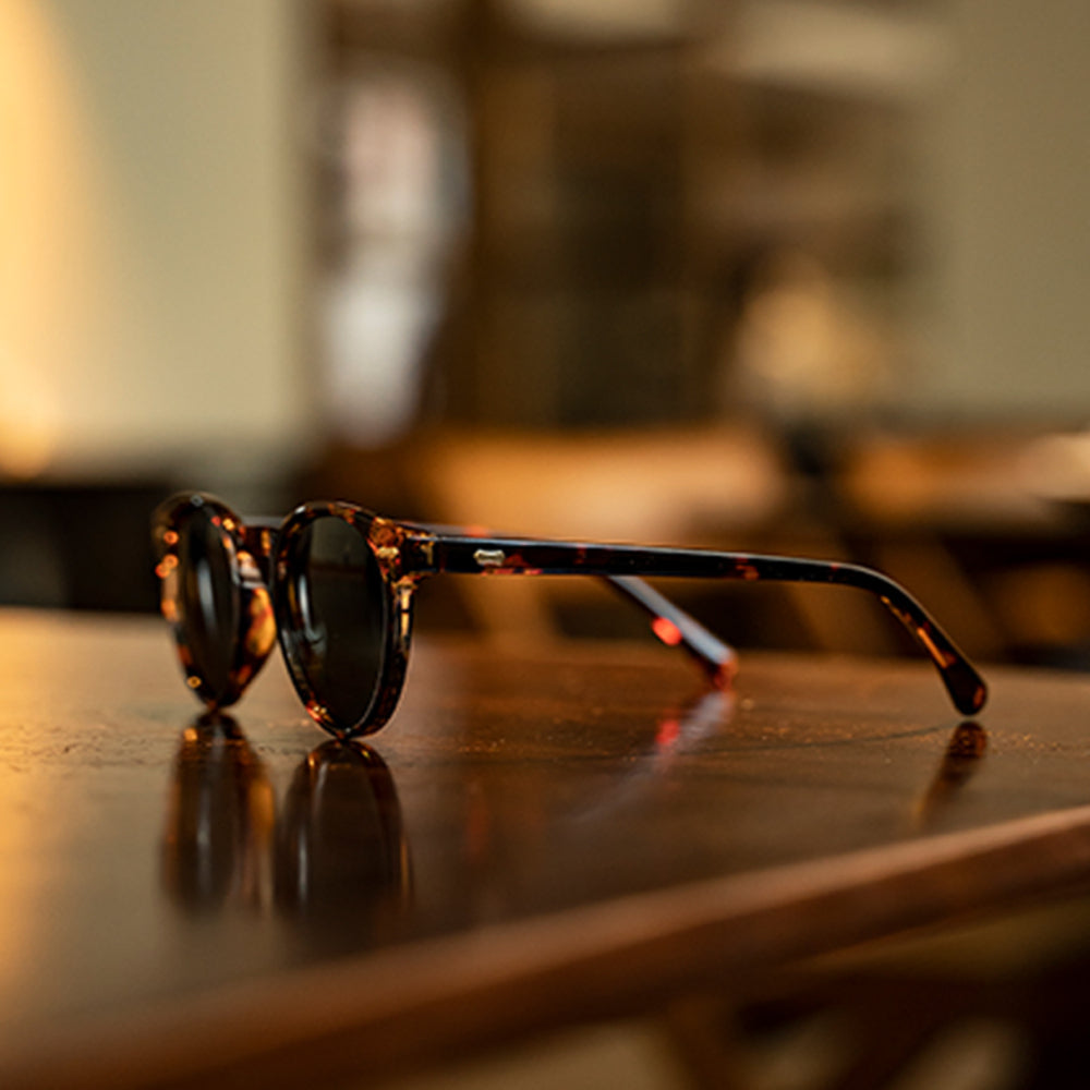 Ivy round frame glasses blue light blocking sunglasses acetate glasses frame