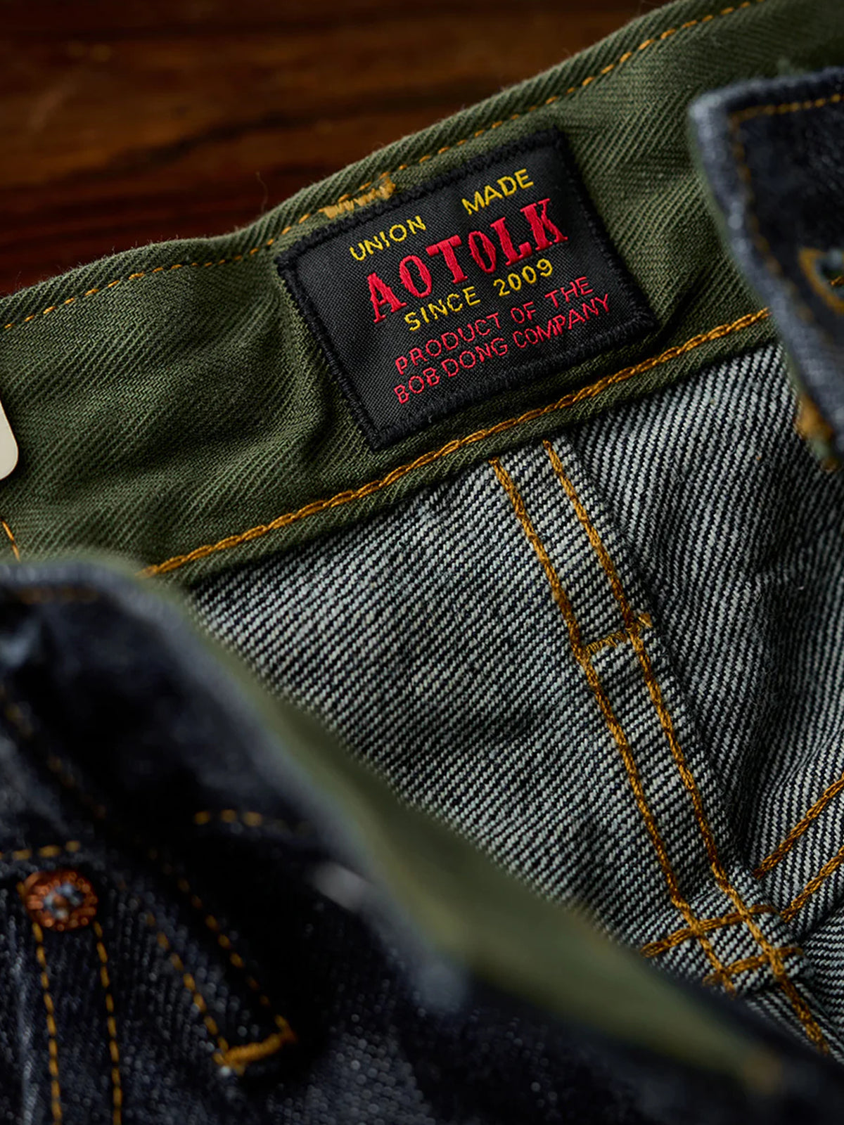 14oz Red Ear American Coin Pocket Straight Jeans