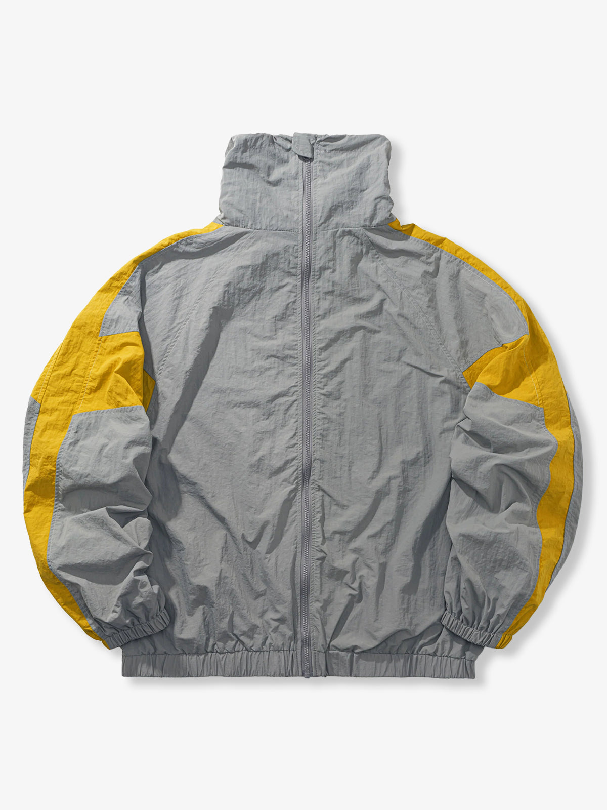 Double Zipper Design Color-Block Jacket