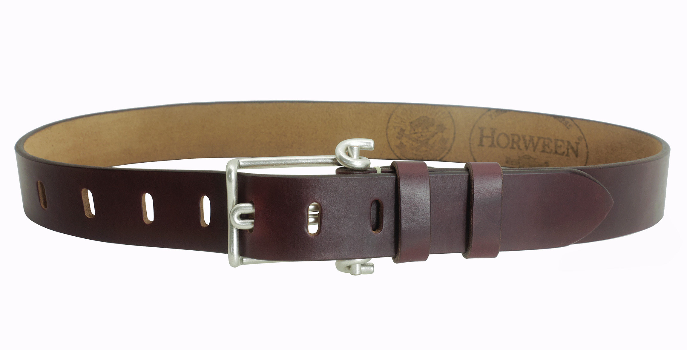 American Holvin Tea Core Leather Belt