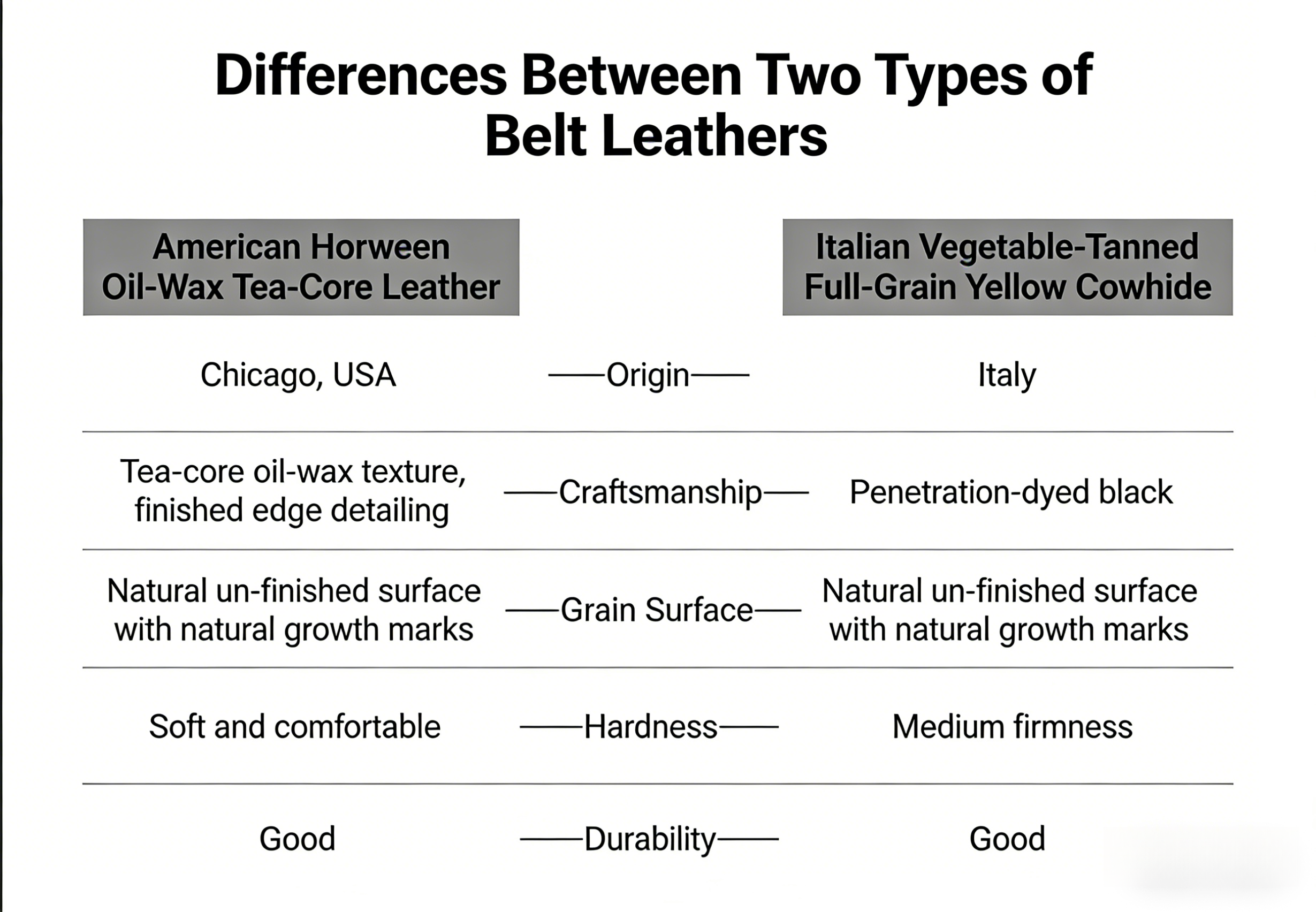 Horween Cavalry Belt