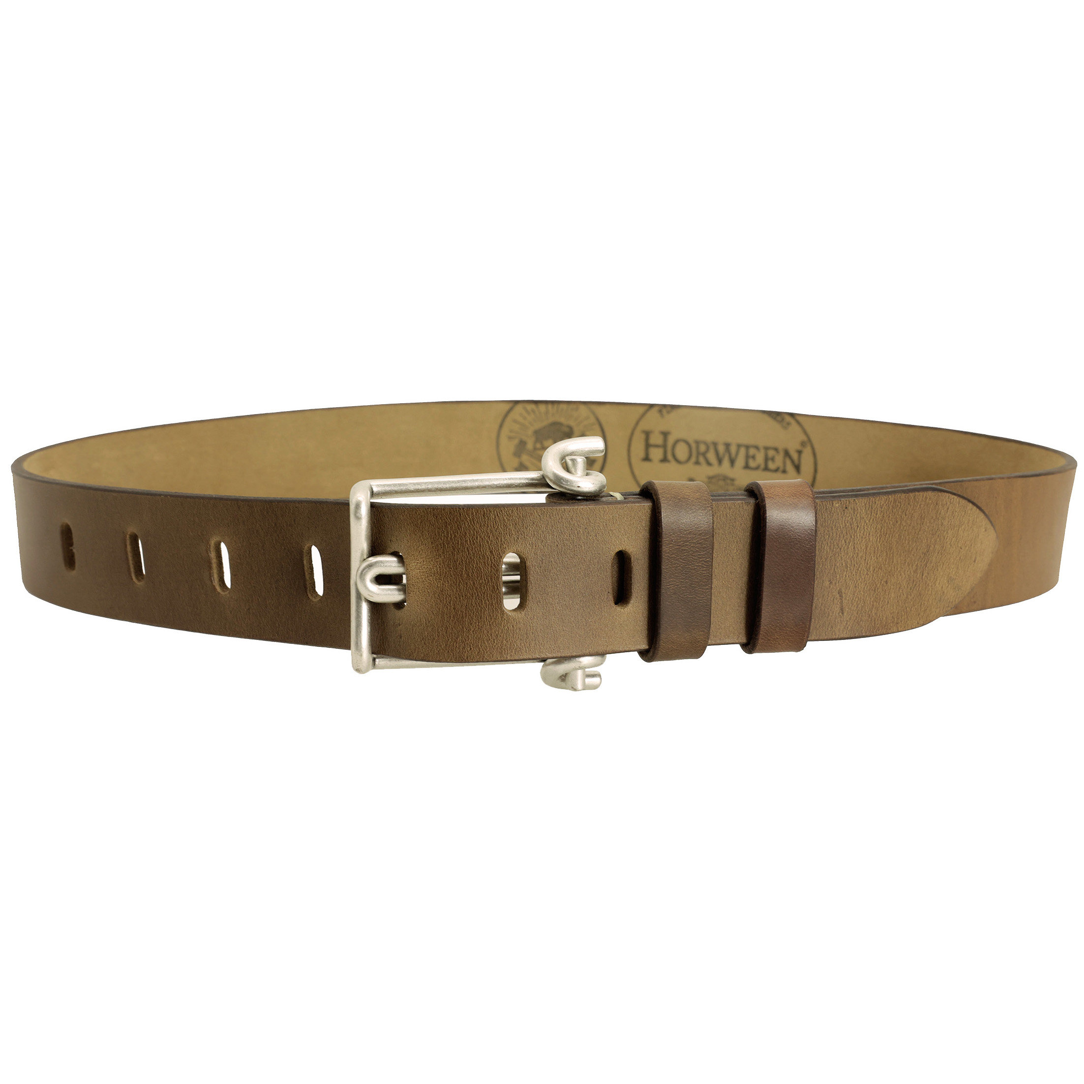 American Holvin Tea Core Leather Belt