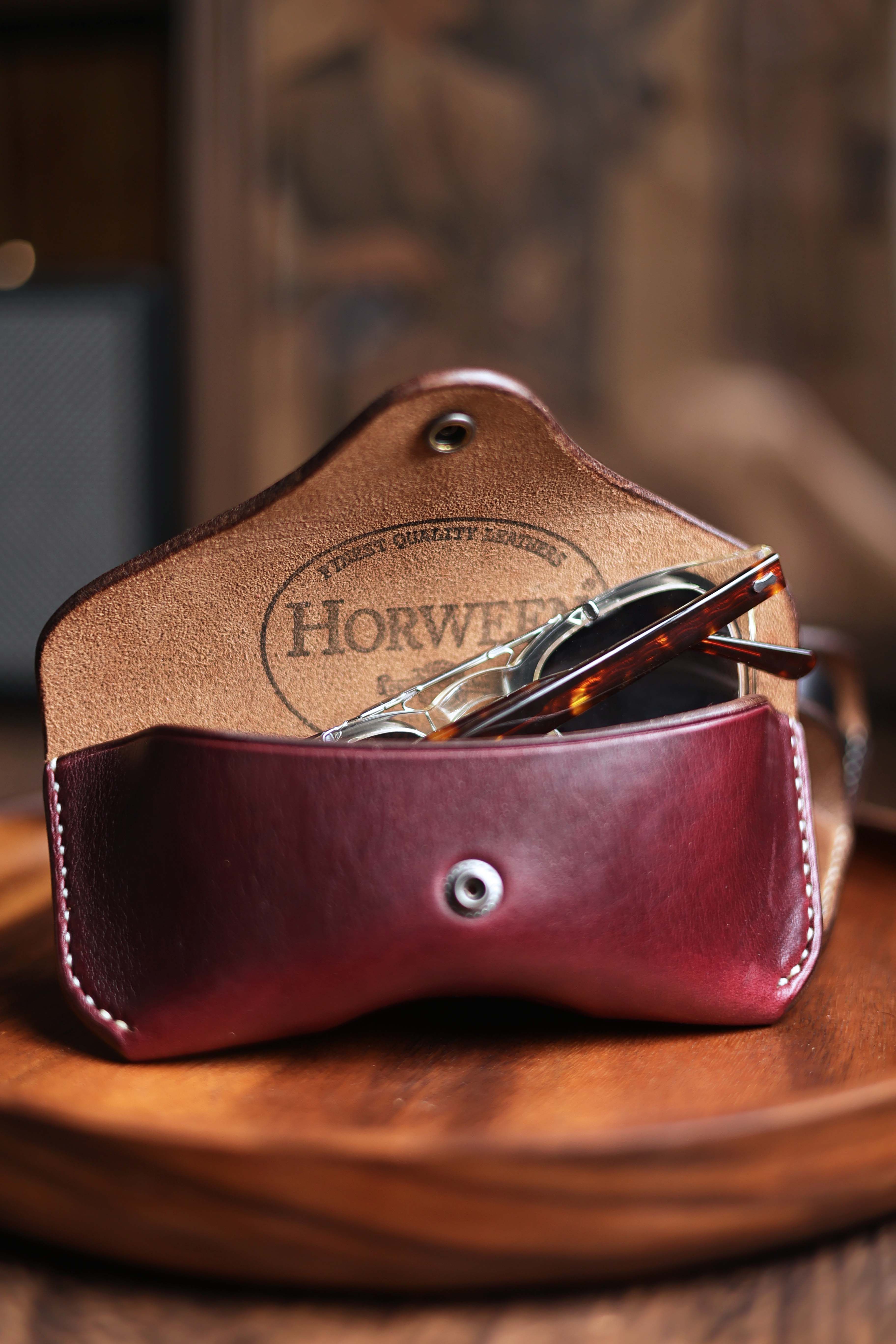 HORWEEN handmade eyeglass case