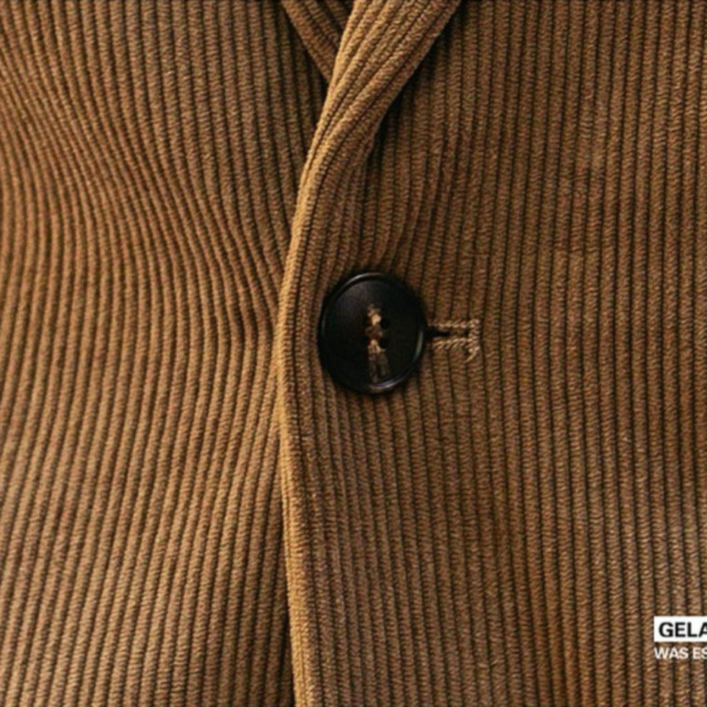 High-End Retro Small Suit Jacket Men Autumn Street Wear Ruffian Handsome Casual Corduroy Suit British Jacket