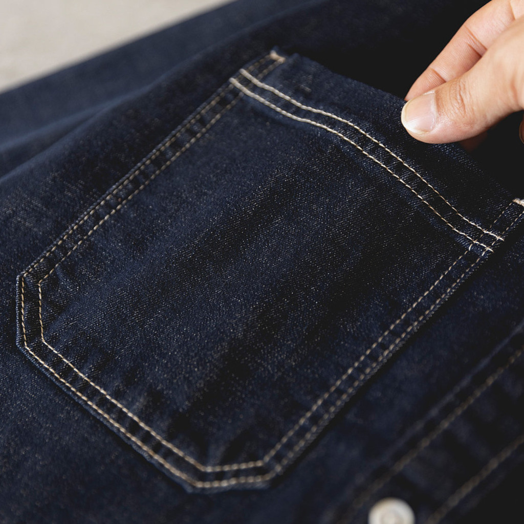 Lyocell Linen Blended Denim Shirt