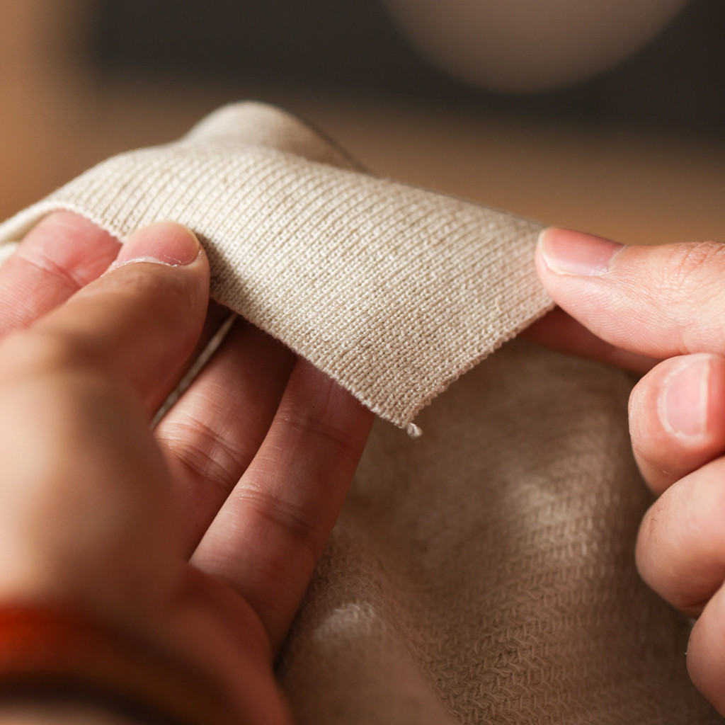 Linen Textured Knitted Short-Sleeved Polo