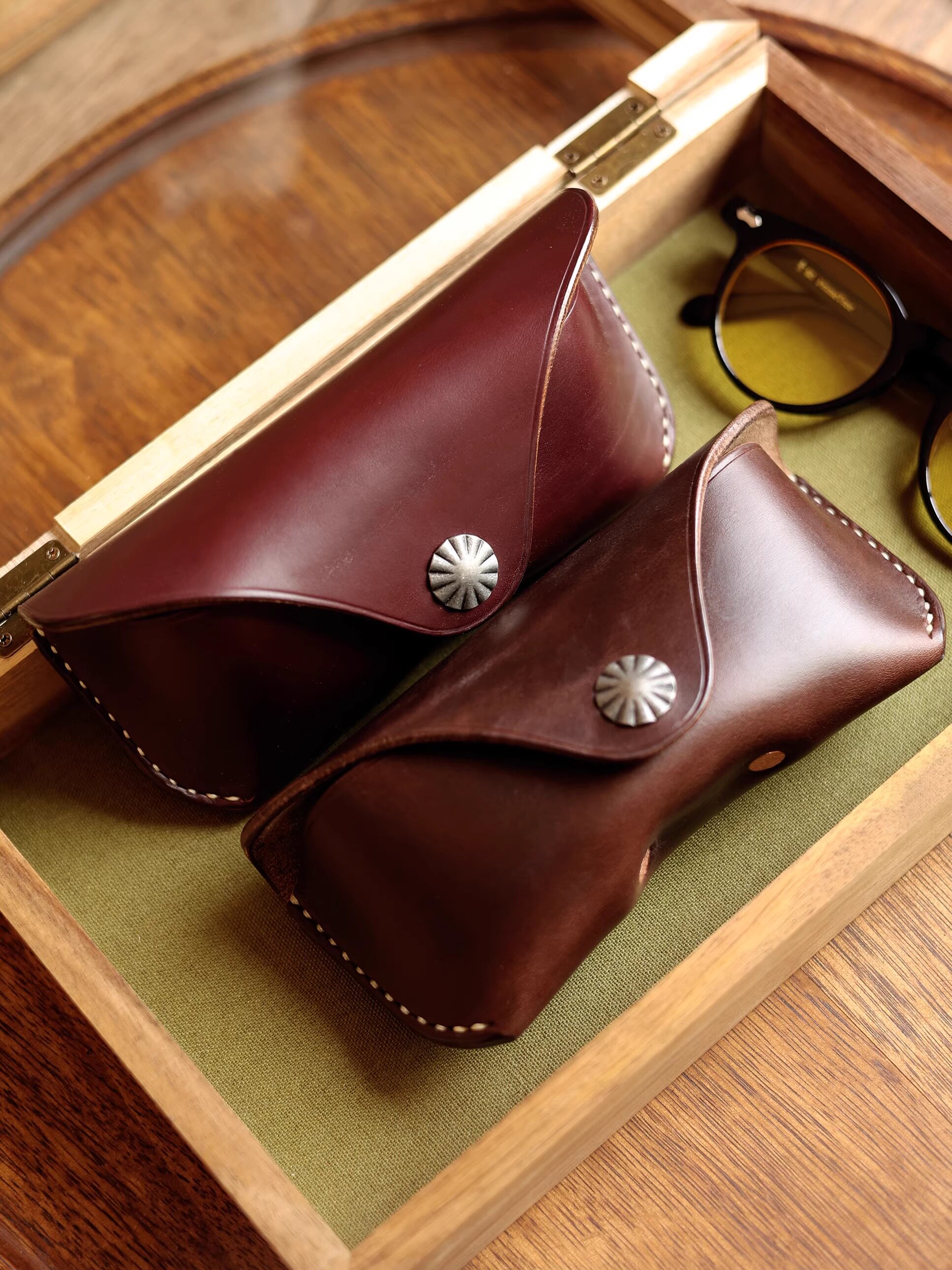 HORWEEN handmade eyeglass case