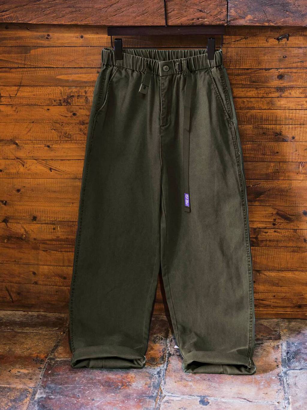 Washed Beaded 100% Cotton Casual Pants