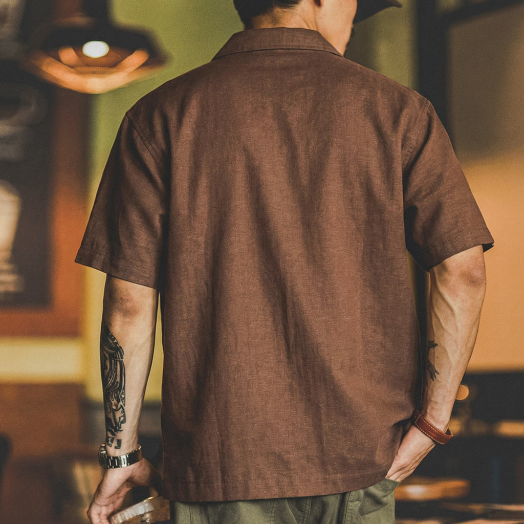 180g Tencel Linen Polo Shirt