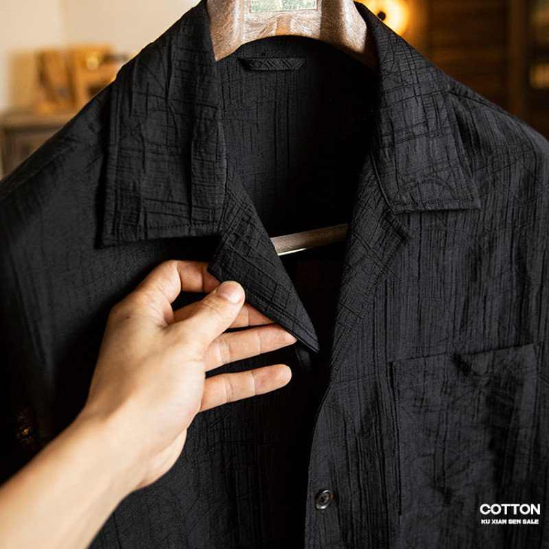 Lyocell Cuban Collar Shirt