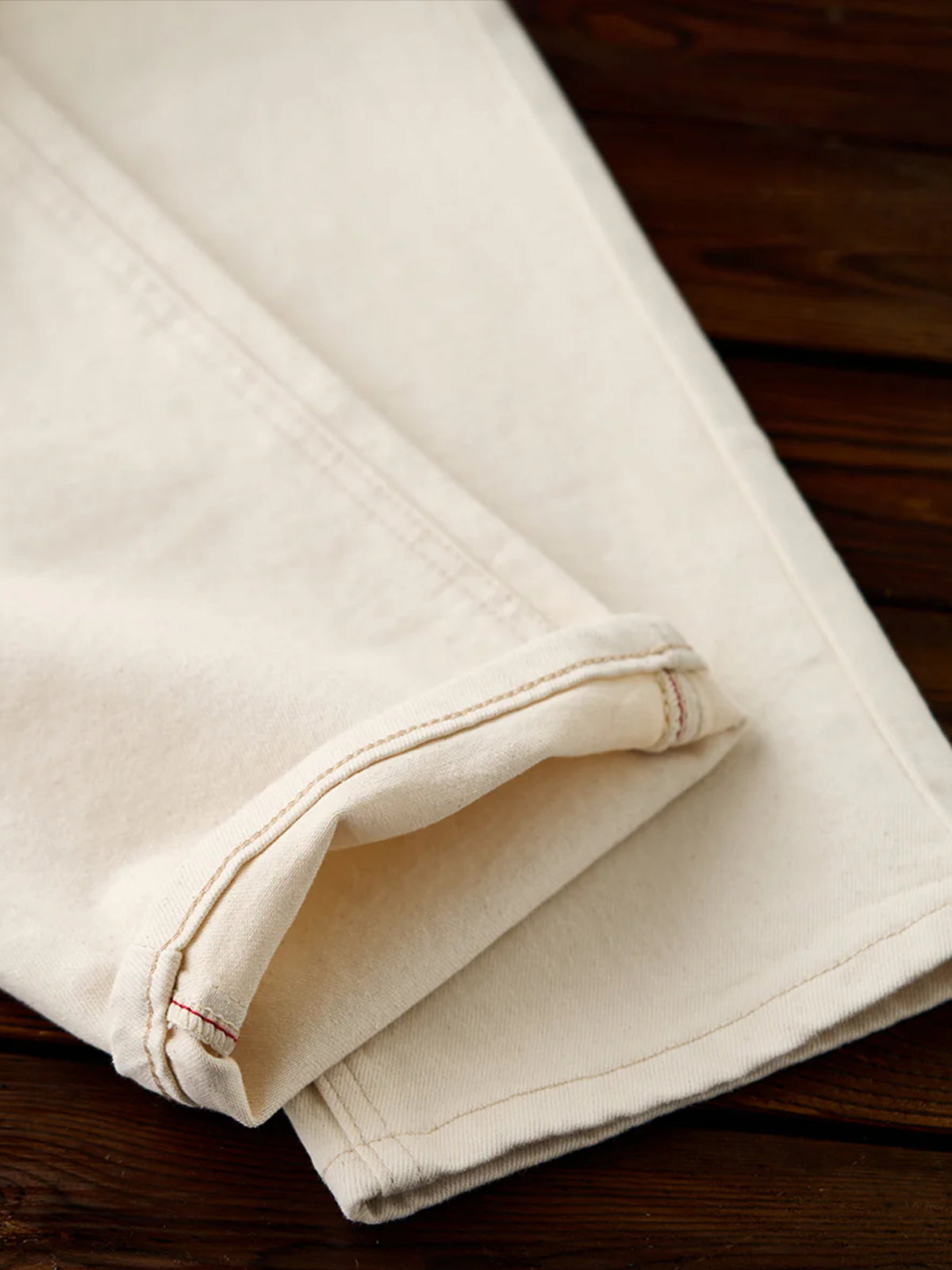 Custom Buttons Off-White Jeans