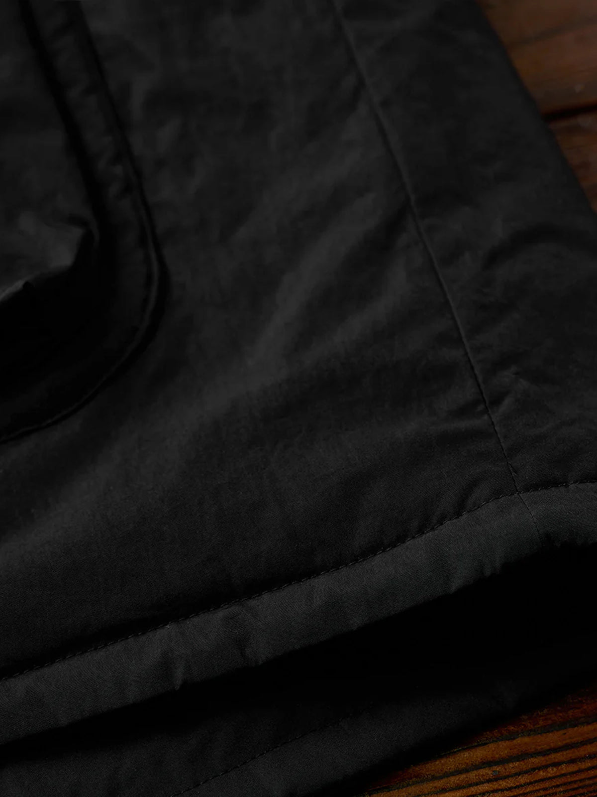 Quilted Lined Hunting Jacket with Leather-Style Collar