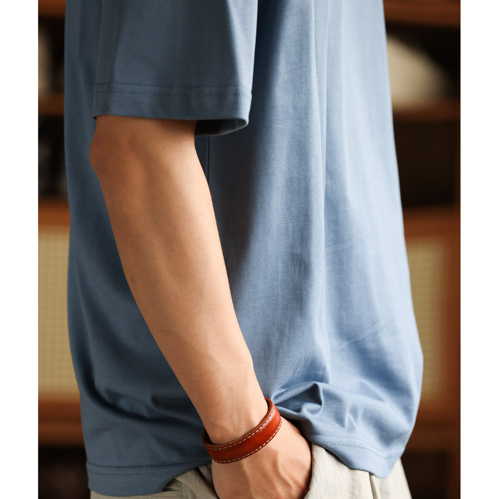 245g Fun Embroidered Printed T-Shirt