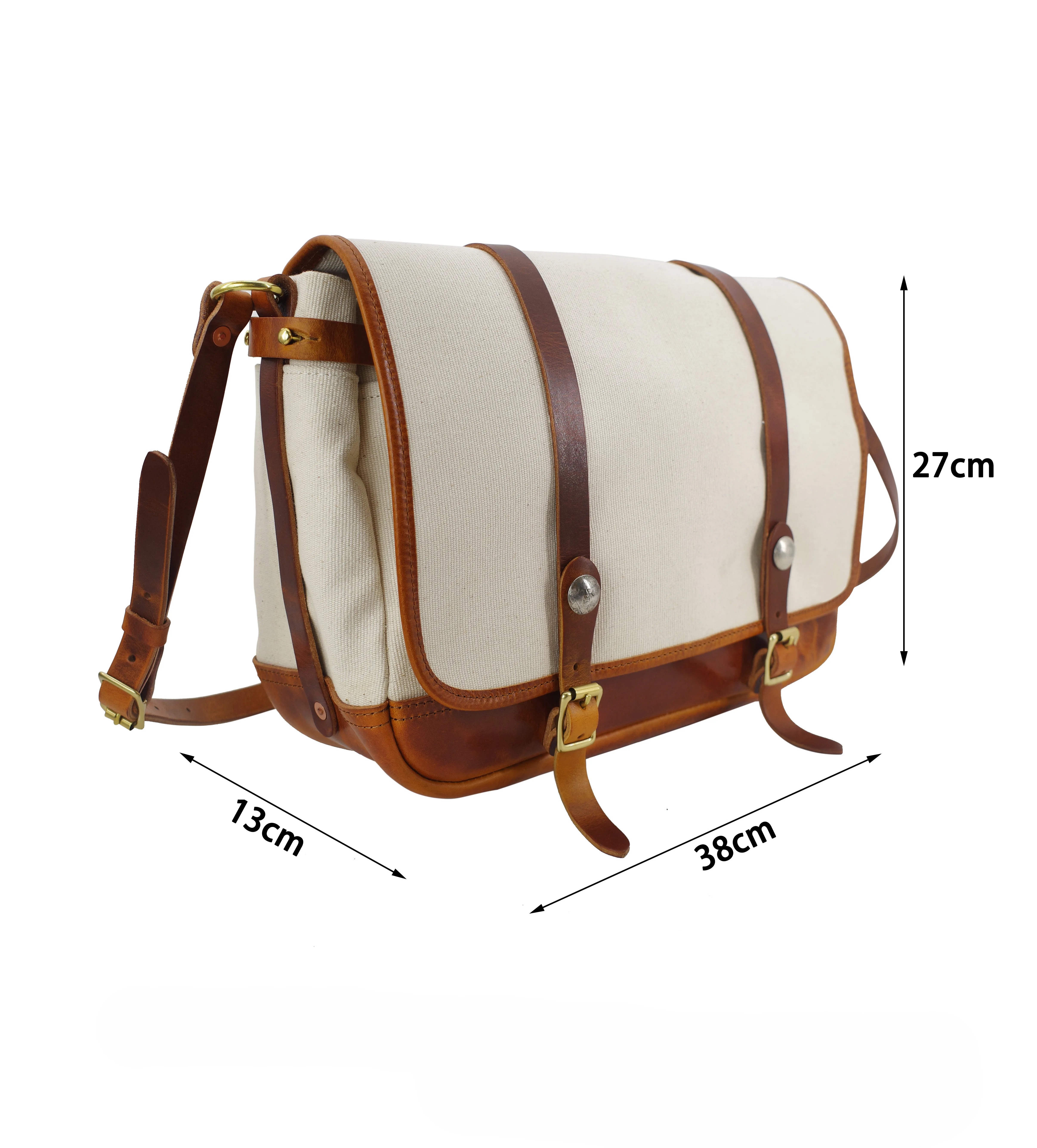 Canvas messenger bag