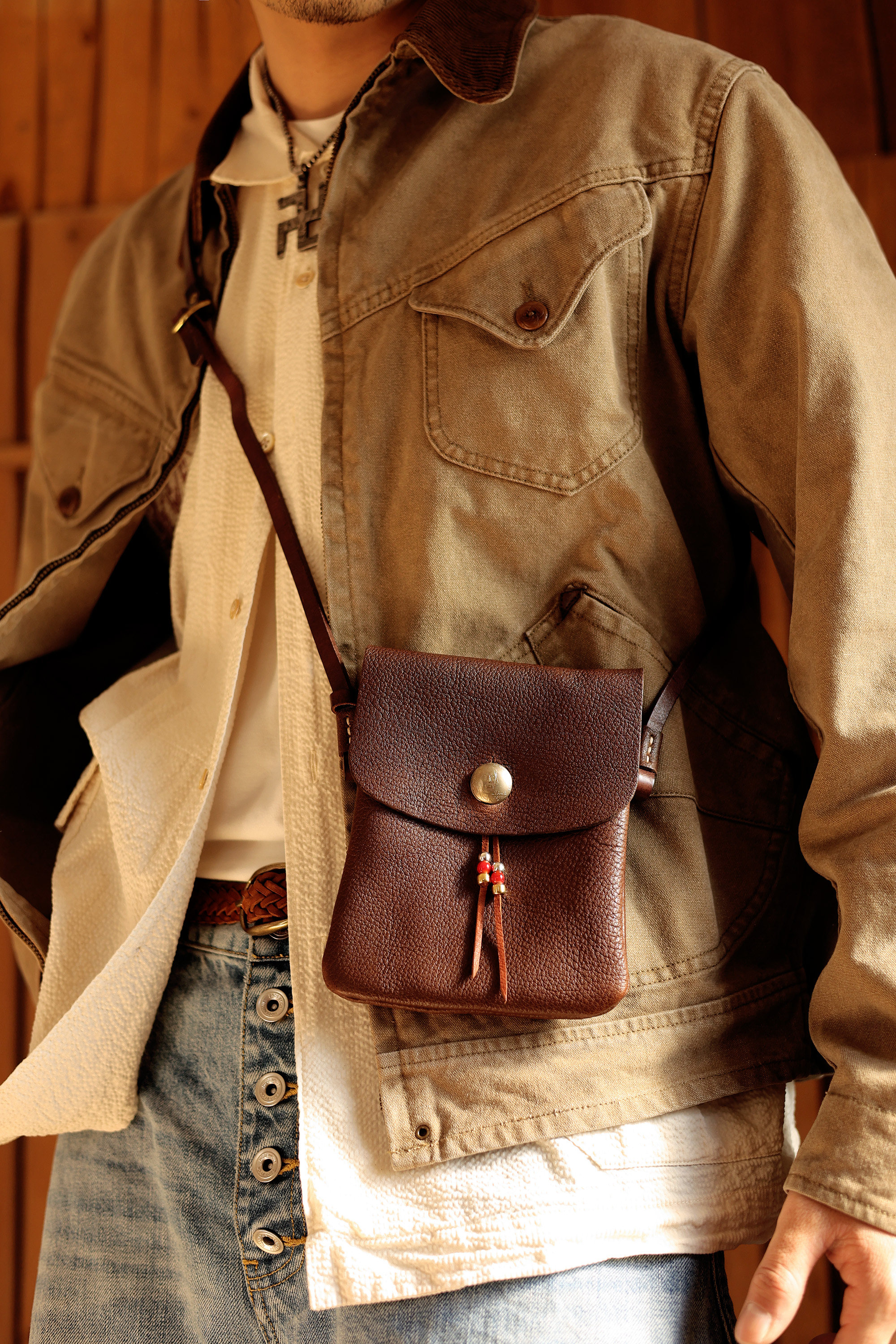 Navajo style chest bag