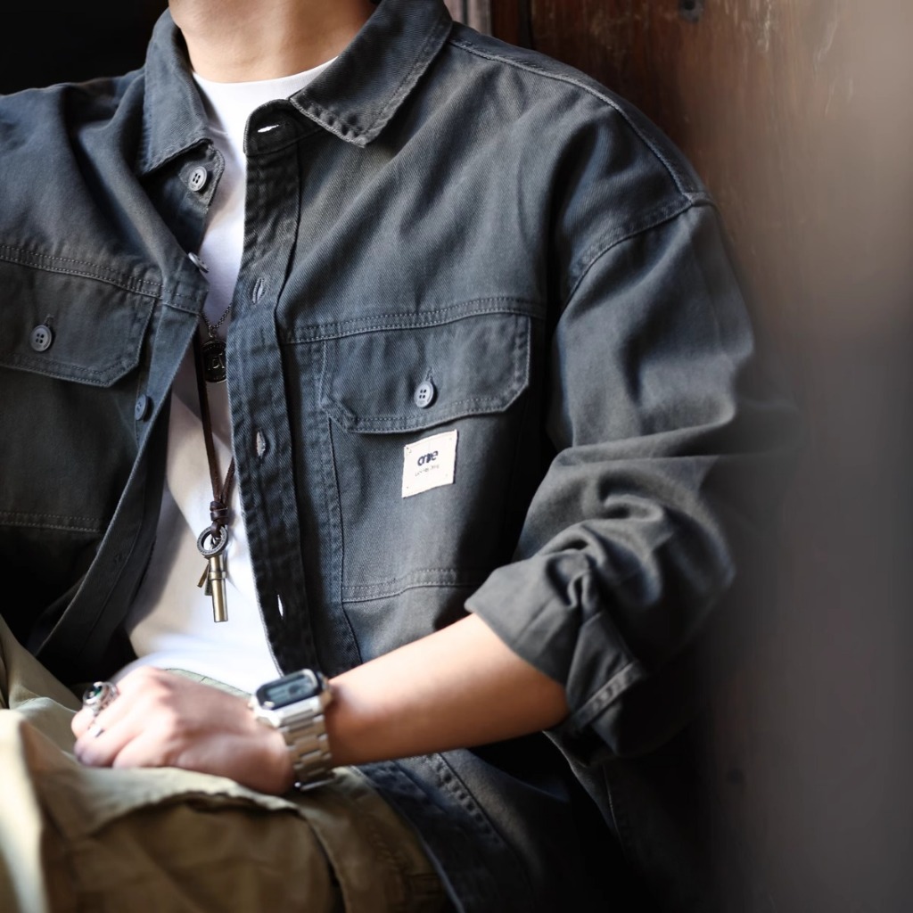 Pure Cotton Cargo Shirt