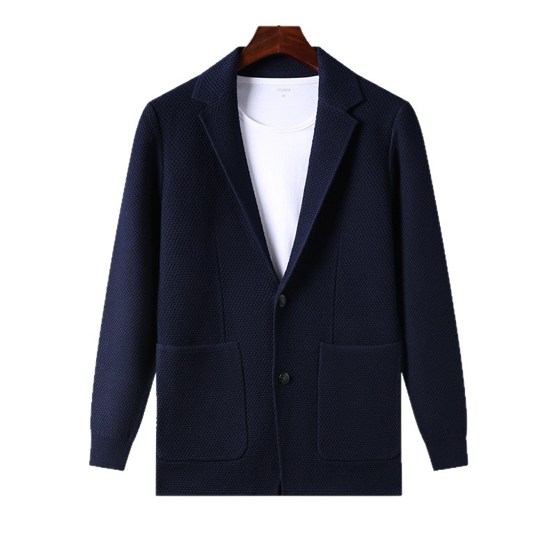 Texture Knitted Suit
