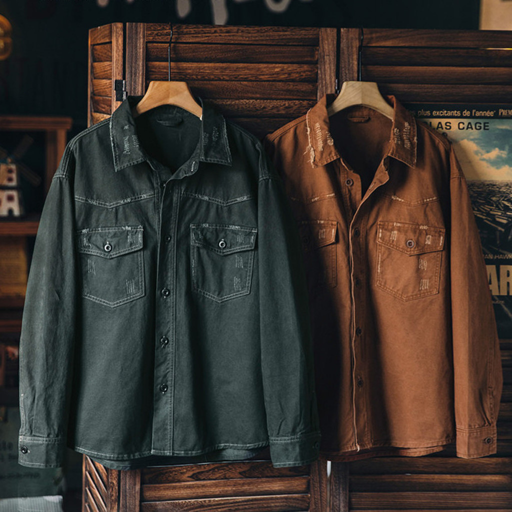 300G Washed Destruction Shirt