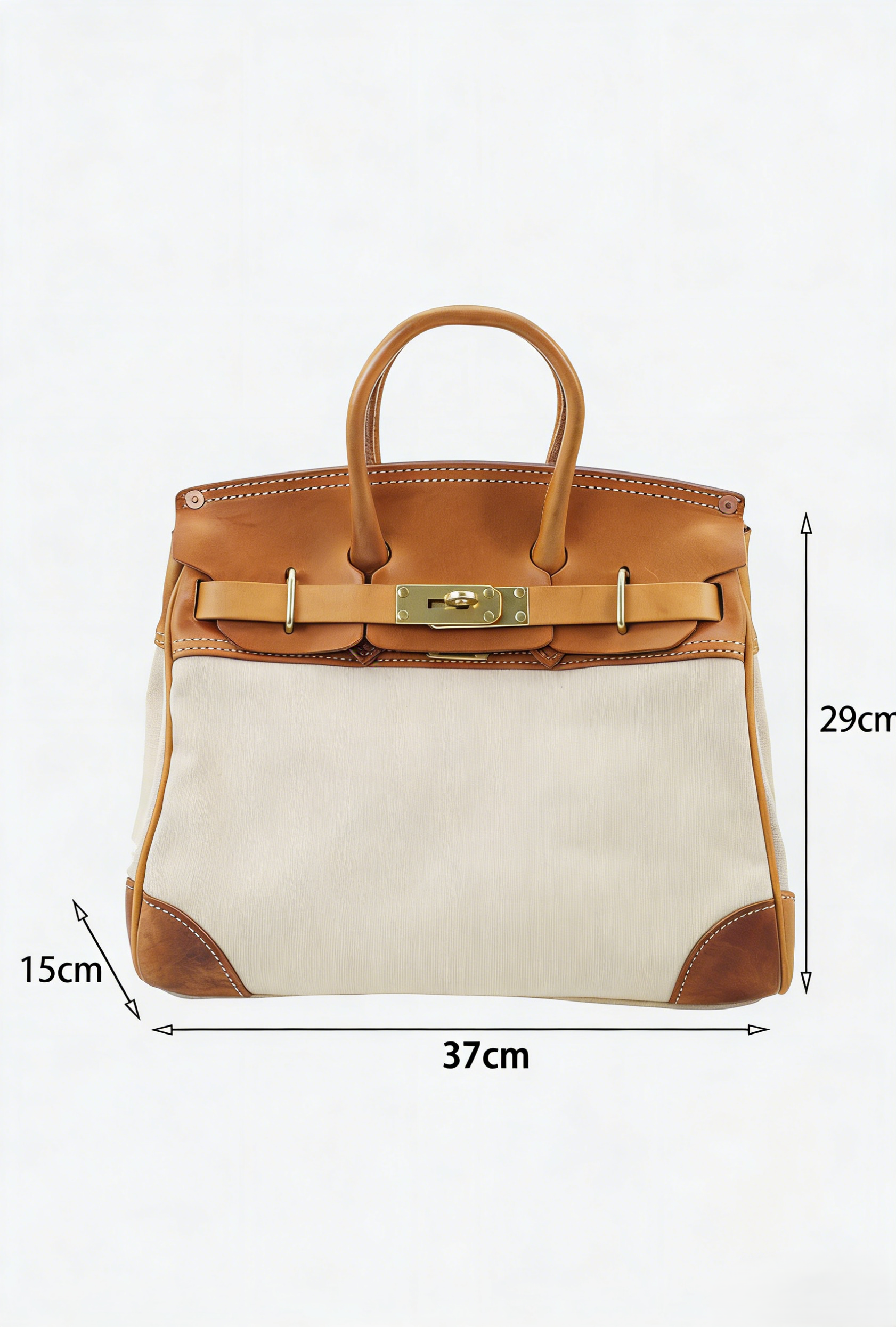 Canvas Kelly bag