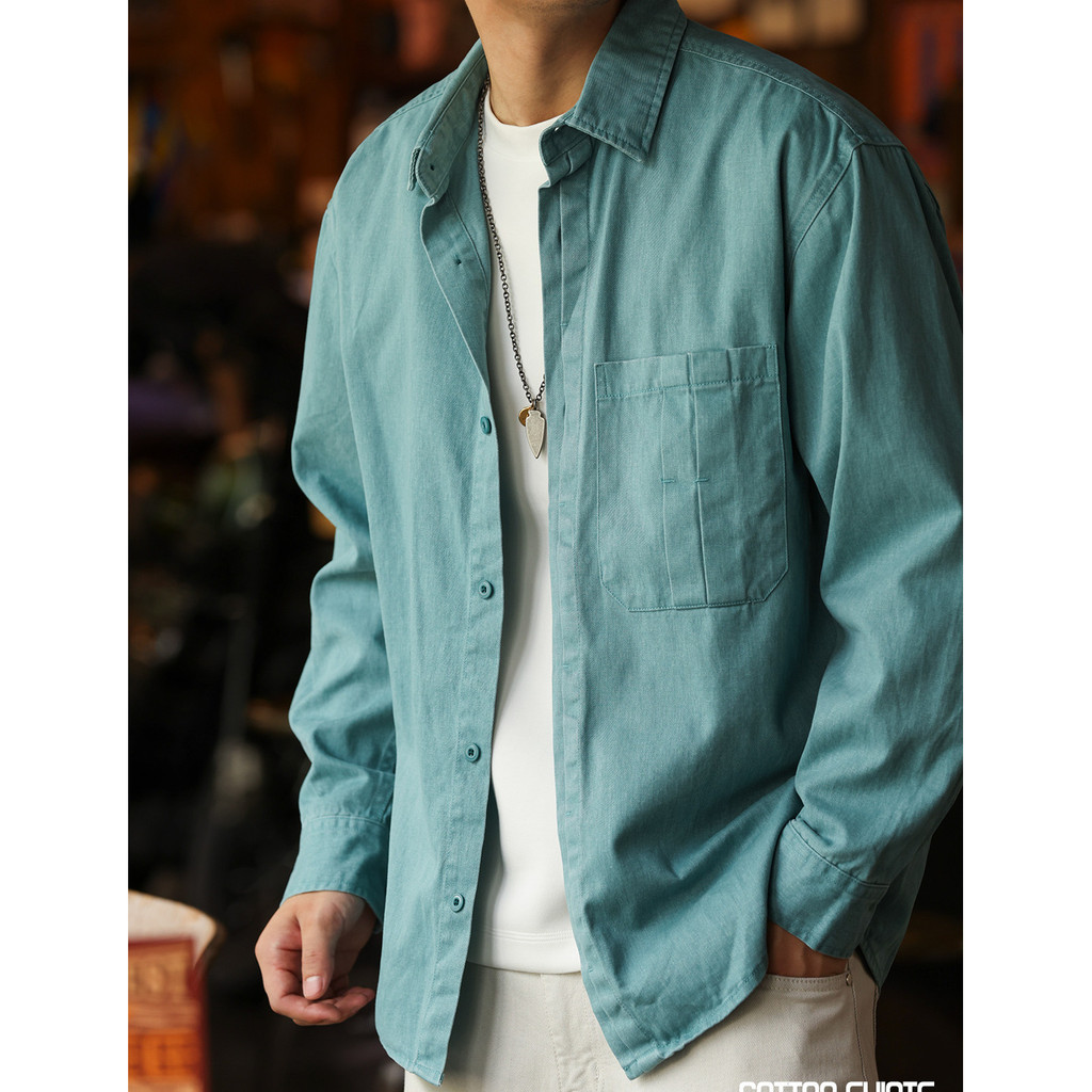 Knife Pleated Pocket Shirt