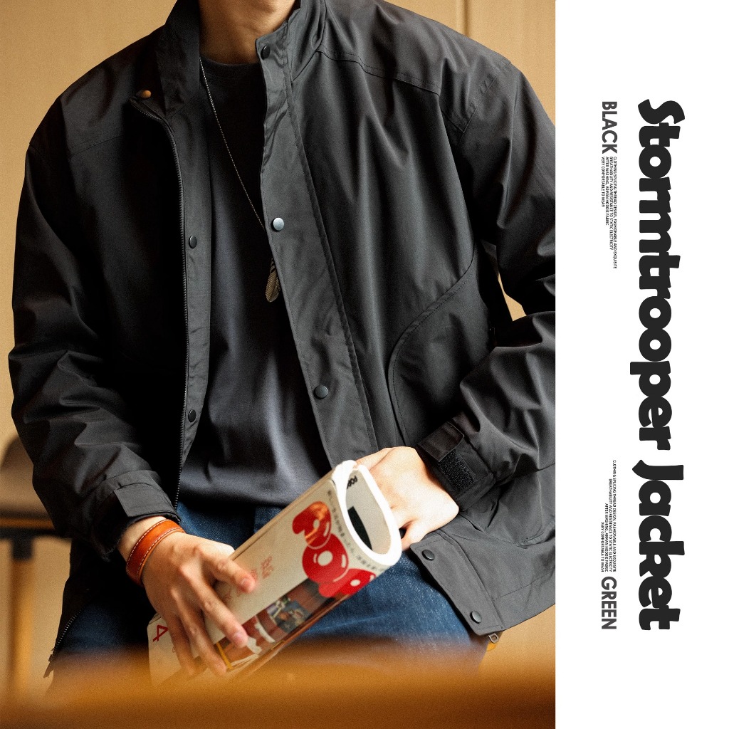 Windproof Stand-Up Collar Jacket