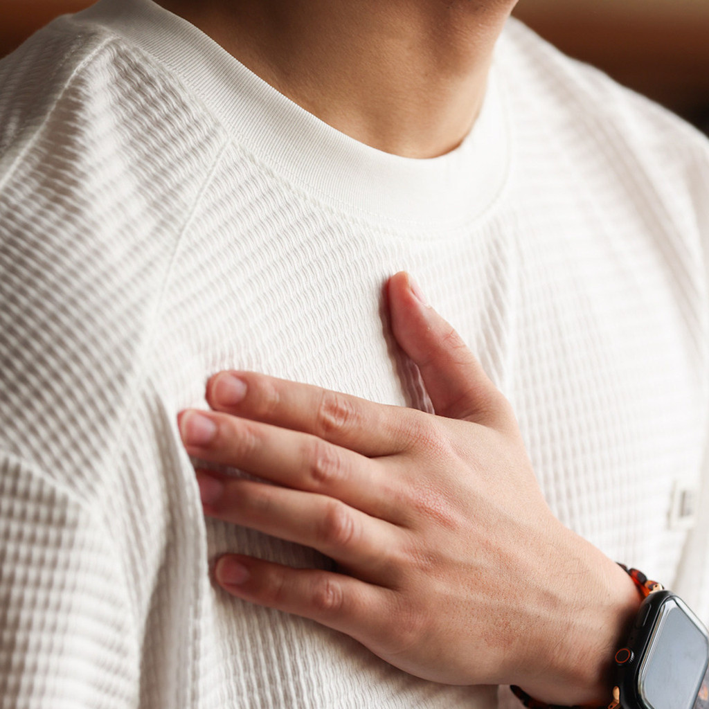 220g Waffle Textured Cool Breathable T-Shirt