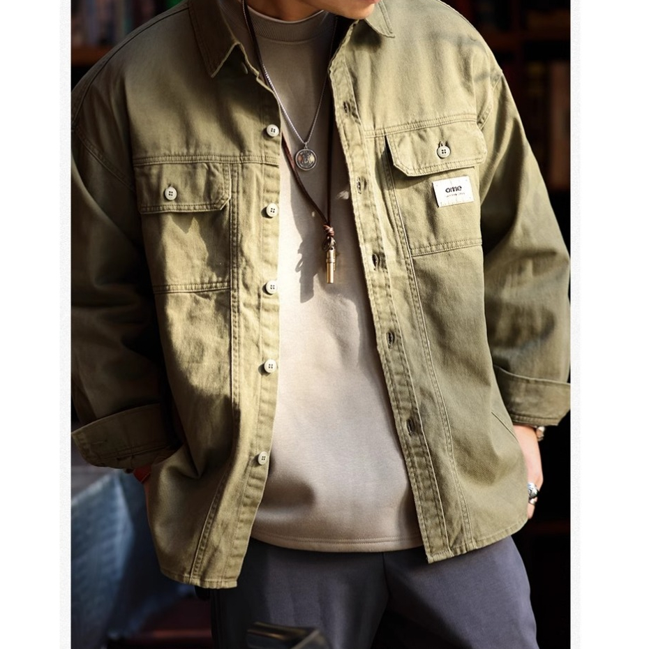 Pure Cotton Cargo Shirt