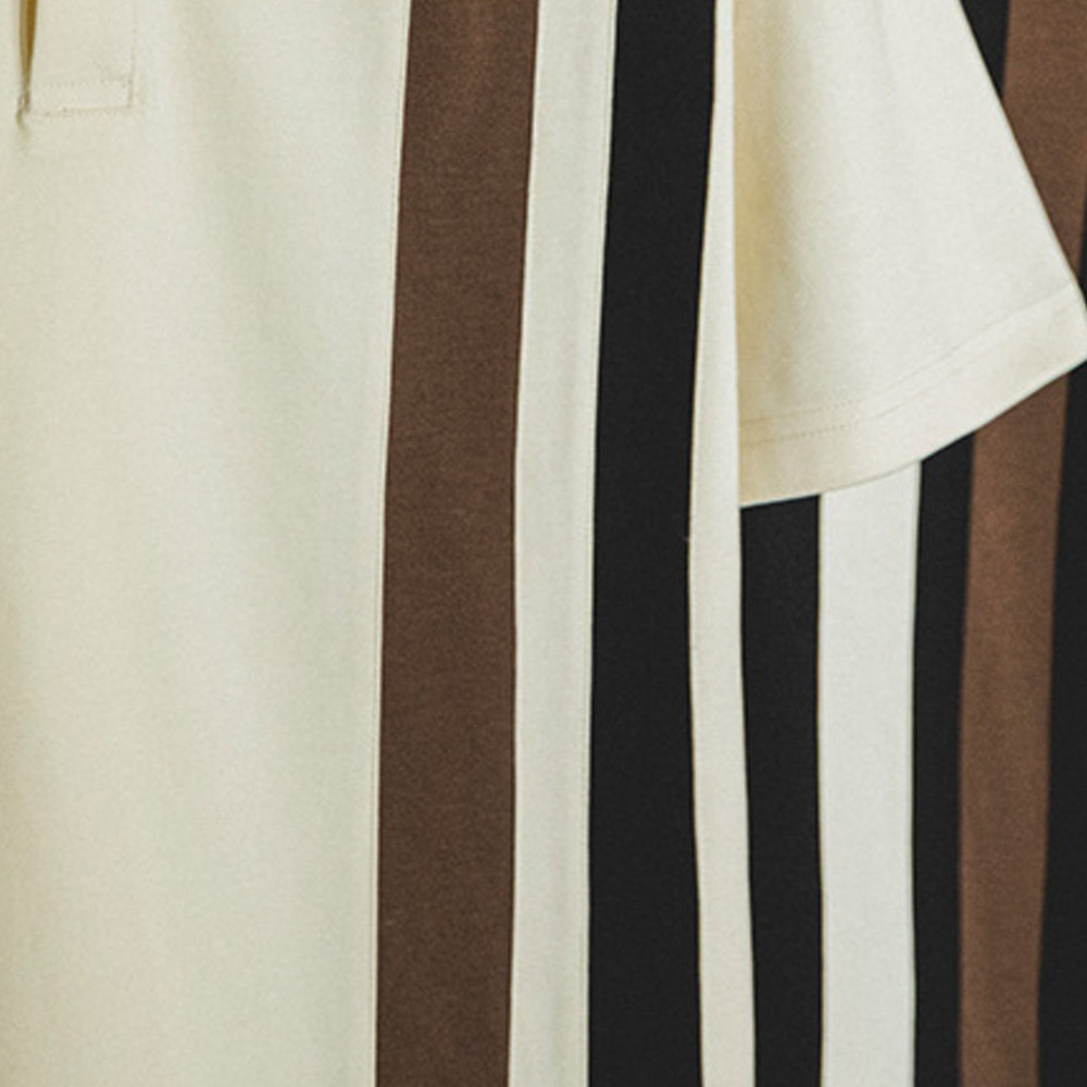 Stitching Contrast Color Polo Shirt